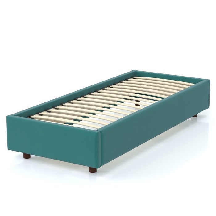 Кровать SleepBox 90x200 бирюзового цвета - лучшие Кровати для спальни в INMYROOM Кровать SleepBox 90x200 бирюзового цвета - лучшие Кровати для спальни в INMYROOM