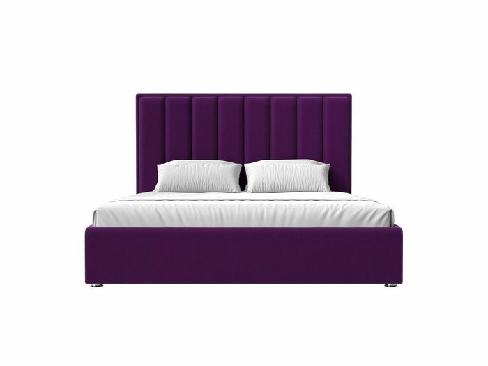 Кровать Афродита 160х200 с подъемным механизмом фиолетового цвета - купить Кровати для спальни по цене 79999.0