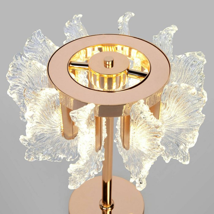 Настольный светильник LED с хрусталем 80509/1 Farfalla - лучшие Настольные лампы в INMYROOM