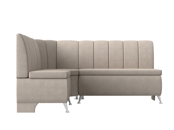 Кухонный угловой диван Кантри бежевого цвета левый угол - купить Угловые диваны по цене 36999.0
