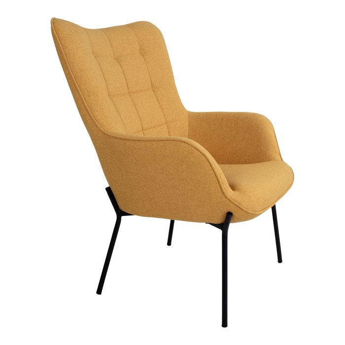 Кресло для отдыха  Glasgow желтого цвета - лучшие Интерьерные кресла в INMYROOM