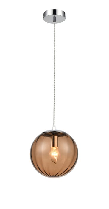 Подвесной светильник Folie коричневого цвета