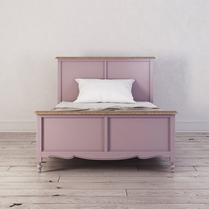 Кровать односпальная Leblanc 120х200 лавандового цвета - купить Кровати для спальни по цене 152240.0