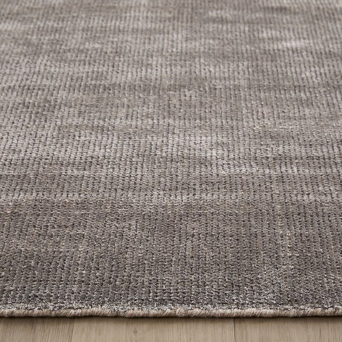Ковер ручной работы из шерсти и лиоцелла Terral 120x180 серого цвета - купить Ковры по цене 16731.0