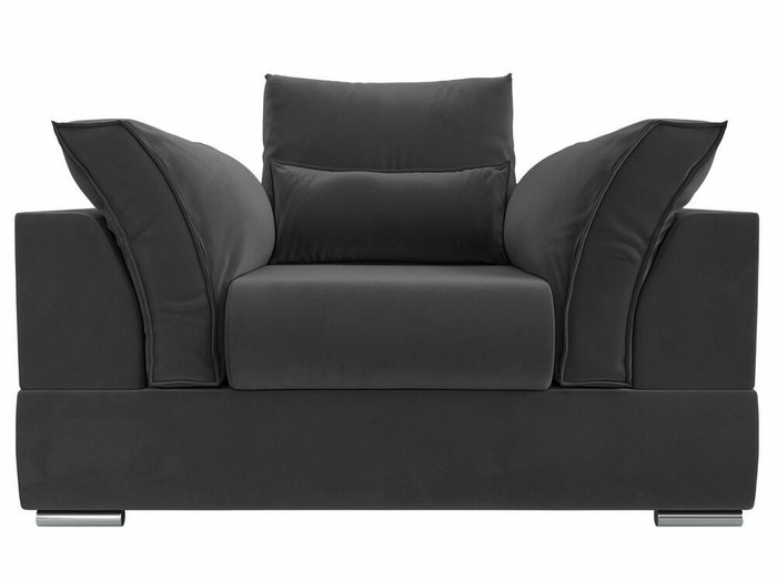 Кресло Пекин серого цвета - купить Интерьерные кресла по цене 41999.0