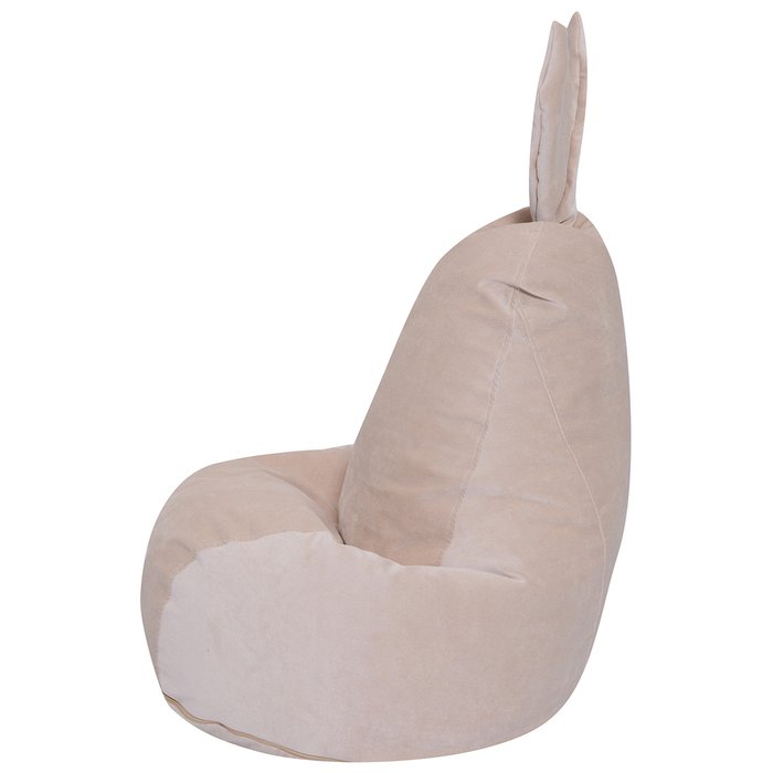 Кресло-мешок Зайчик бежевого цвета - купить Бескаркасная мебель по цене 5999.0