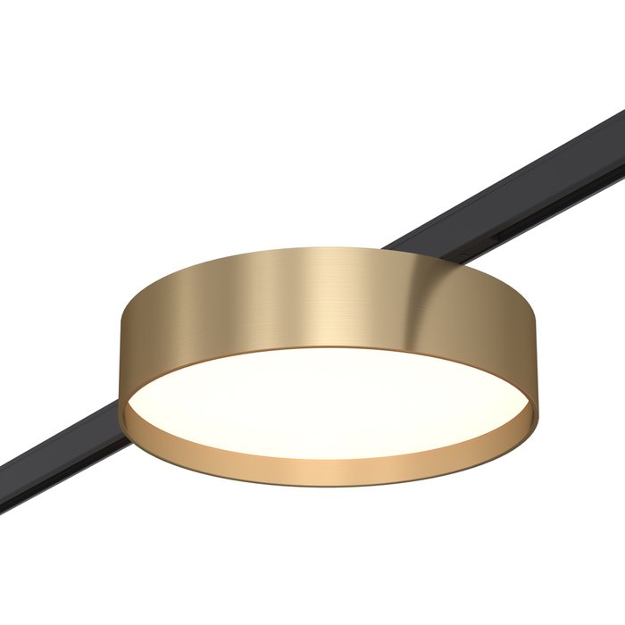 Магнитный трековый светильник Латунь LED 1*12W 4000K 500Lm Ra>80 100° IP20 D113xH34 24V SUPER5 Магнитный трековый светильник Латунь LED 1*12W 4000K 500Lm Ra>80 100° IP20 D113xH34 24V SUPER5
