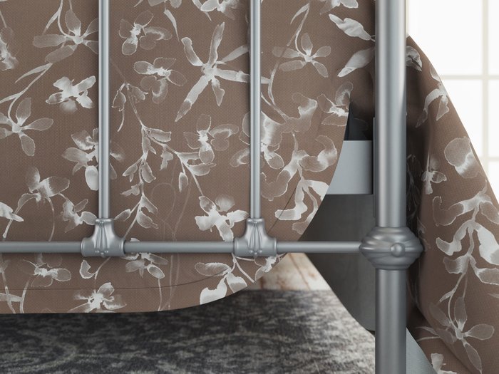 Кровать Париж 180х200 серебряного цвета - лучшие Кровати для спальни в INMYROOM
