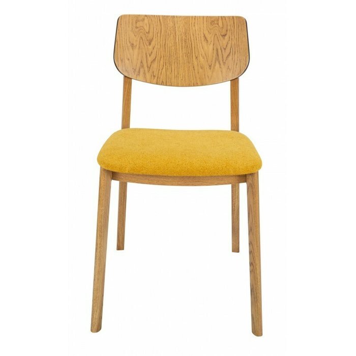 Стул обеденный желто-бежевого цвета - купить Обеденные стулья по цене 18220.0