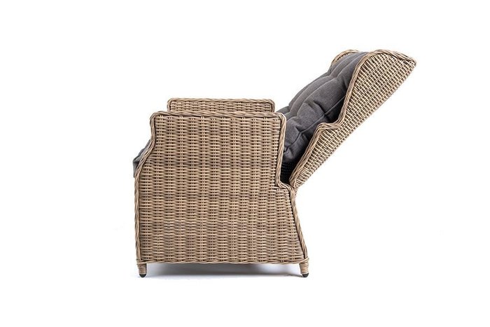 Раскладное кресло Форио из искусственного ротанга - лучшие Садовые кресла в INMYROOM