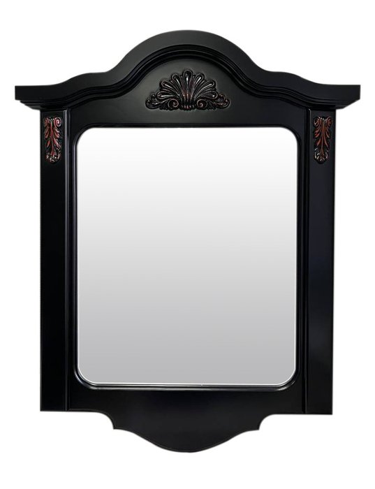 Зеркало Akrata в раме черного цвета - купить Настенные зеркала по цене 19855.0