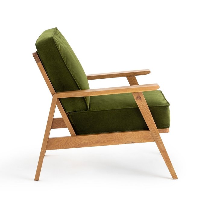 Кресло винтажное Linna зеленого цвета - лучшие Интерьерные кресла в INMYROOM
