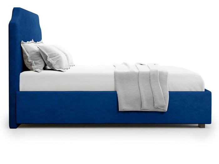 Кровать Izeo с подъемным механизмом 180х200 синего цвета - лучшие Кровати для спальни в INMYROOM