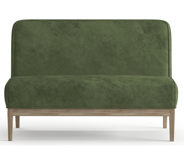 Диван из велюра Арагорн темно-зеленого цвета - купить Прямые диваны по цене 26490.0