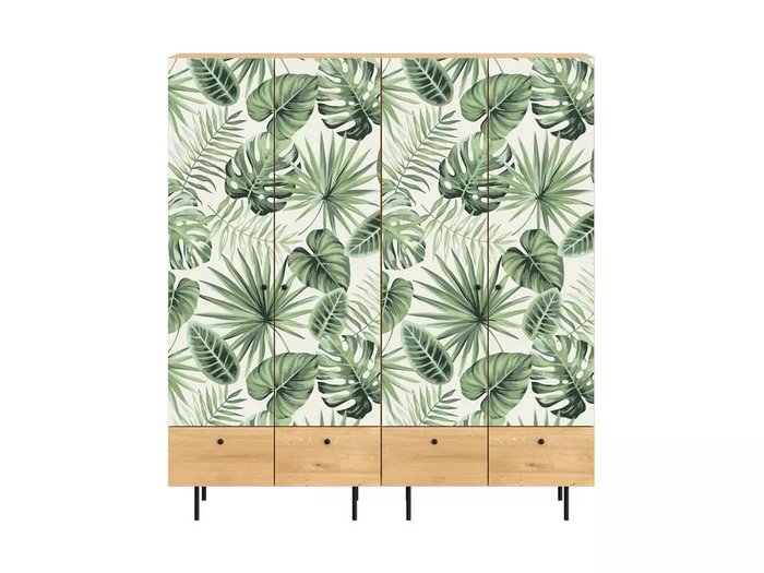 Композиция Frida 12 с принтом Monstera на металлических ножках - купить Гостиные гарнитуры по цене 105648.0