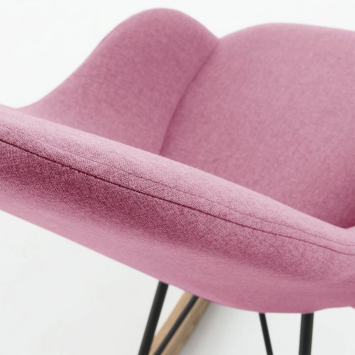 Детское кресло-качалка Ivette розового цвета - лучшие Детские стулья в INMYROOM