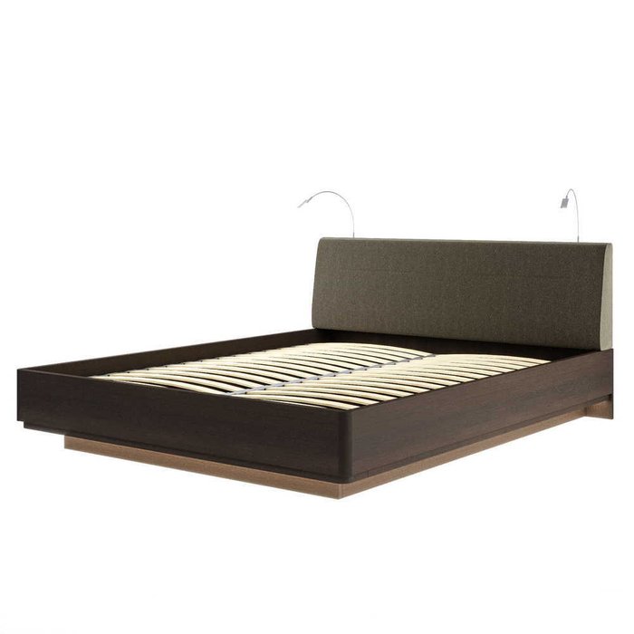 Кровать Элеонора 160х200 коричневого цвета с подъемным механизмом - купить Кровати для спальни по цене 58724.0
