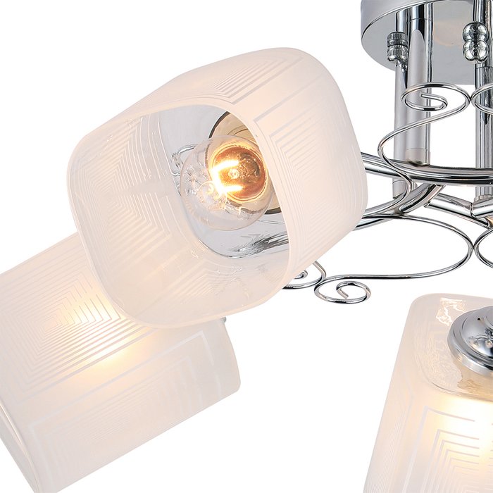 Потолочный светильник Escada 1105/5PL E27*40W Chrome SPIREA - лучшие Потолочные люстры в INMYROOM