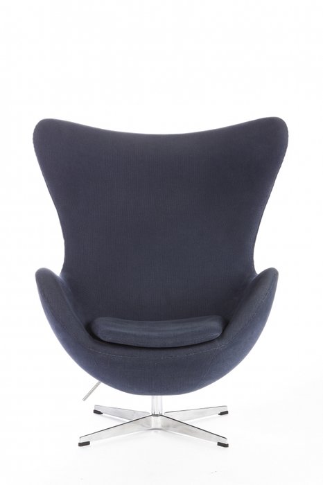 Кресло Egg темно-синее ткань - купить Интерьерные кресла по цене 39900.0