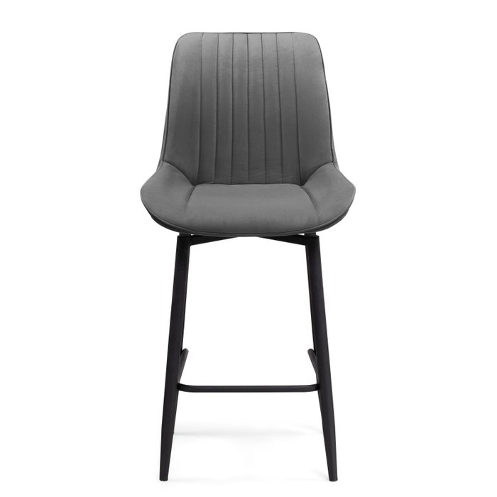 Стул полубарный Седа серого цвета - купить Барные стулья по цене 7890.0