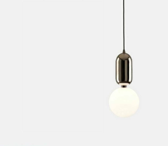 Подвесной светильник Sioma бело-серого цвета - купить Подвесные светильники по цене 8190.0