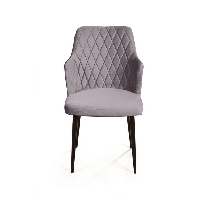 Стул с подлокотниками Hunt светло-серого цвета - купить Обеденные стулья по цене 8900.0