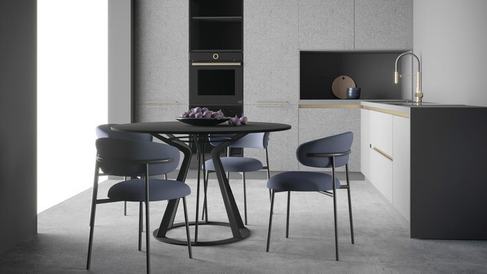 Стол обеденный Mercury черного цвета - лучшие Обеденные столы в INMYROOM