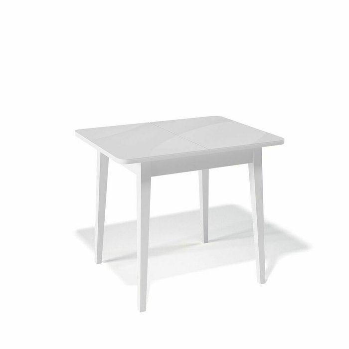 Стол обеденный раскладной белого цвета