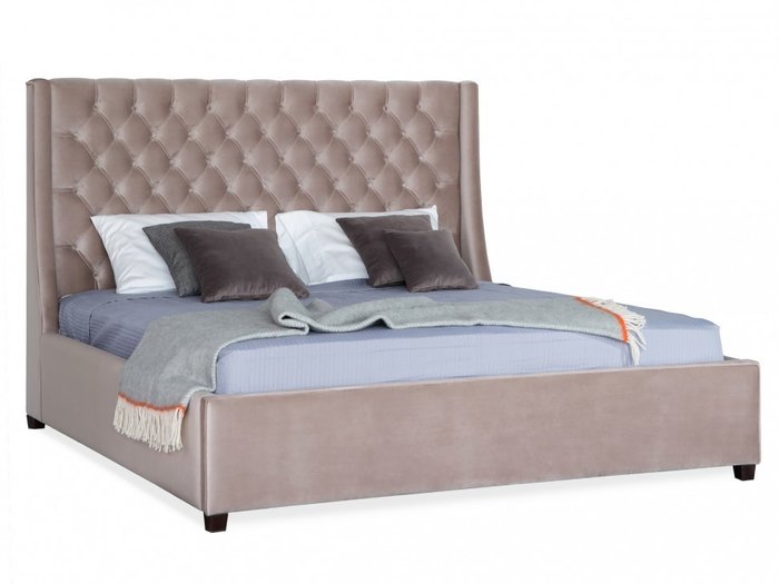 Кровать Emerald Бежевого цвета 160х200 - купить Кровати для спальни по цене 150075.0