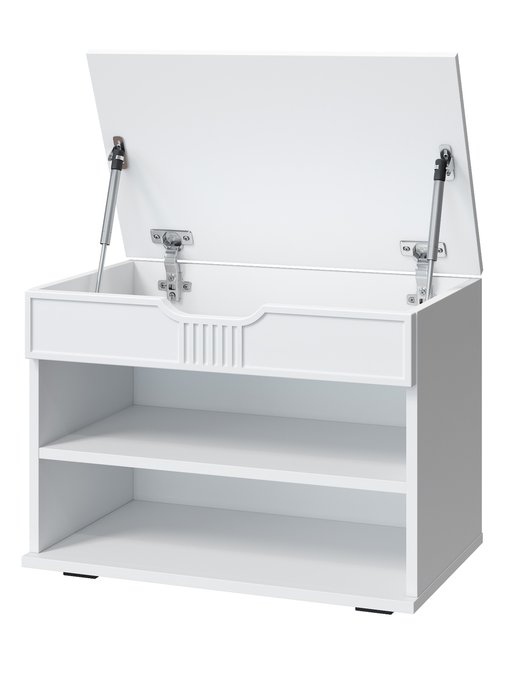 Тумба для обуви Эмилия ЭЛ-44 белого цвета - купить Тумбы для обуви высокие по цене 6536