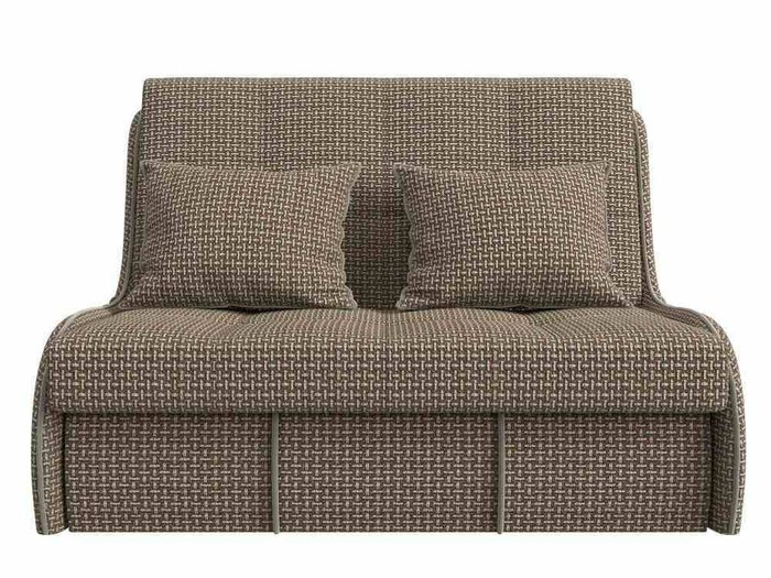 Прямой диван-кровать Риттэр коричневого цвета - купить Прямые диваны по цене 34999.0