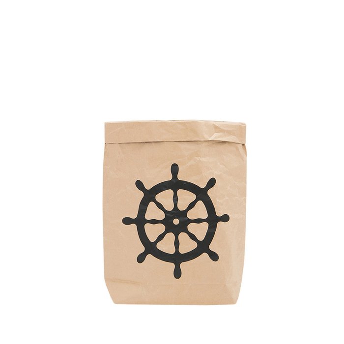 Эко-мешок для игрушек Wheel из крафт-бумаги - лучшие Декоративные коробки в INMYROOM