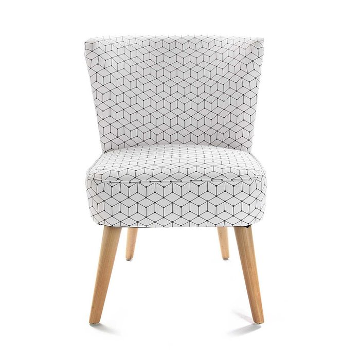 Кресло Rhombuses из дерева и полиэстера - купить Интерьерные кресла по цене 32200.0