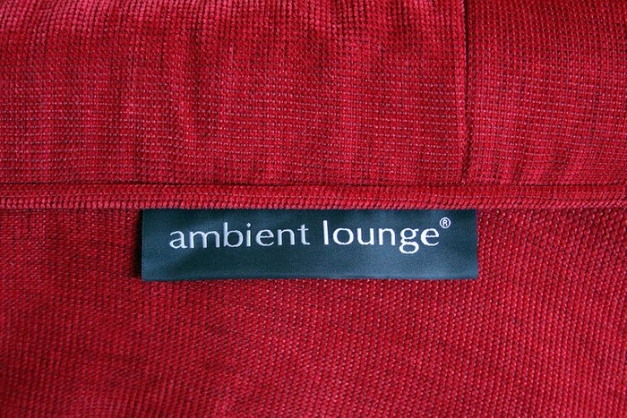 Пуф Ambient Lounge Ottoman- Wildberry Deluxe (красный) - купить Бескаркасная мебель по цене 4990.0
