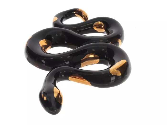 Статуэтка Snake 12 черного цвета - купить Фигуры и статуэтки по цене 730.0