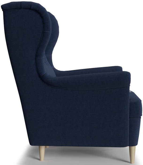 Кресло Торн Porshe Blue темно-синего цвета - лучшие Интерьерные кресла в INMYROOM