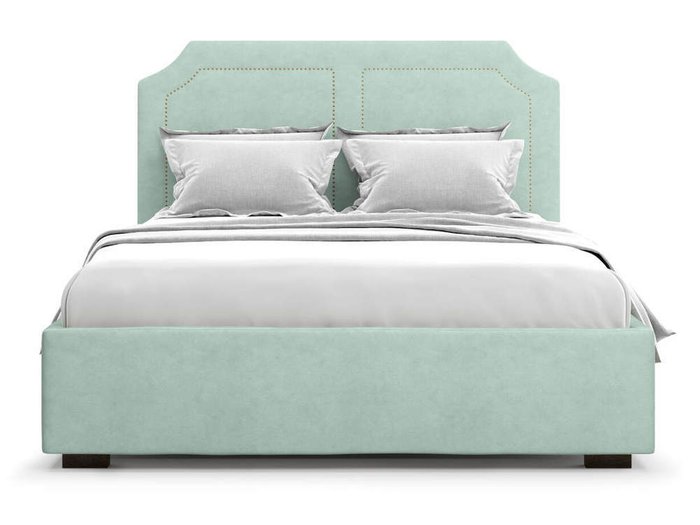 Кровать Lago без подъемного механизма 140х200 ментолового цвета - купить Кровати для спальни по цене 36000.0