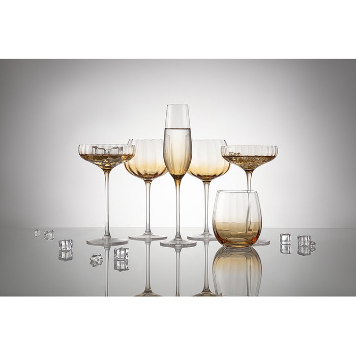 Набор бокалов для вина gemma amber, 360 мл, 2 шт. - лучшие Бокалы и стаканы в INMYROOM