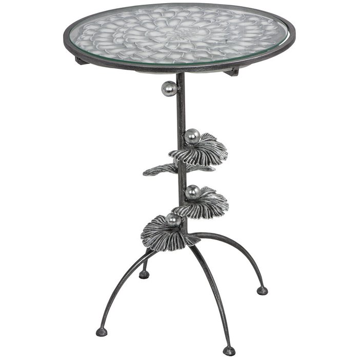 Столик кофейный Терра Роуз Серебро серебряного цвета - купить Кофейные столики по цене 12536.0