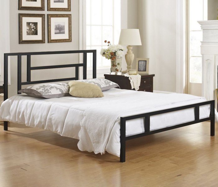 Кровать Вирджиния 180х200 черного цвета - лучшие Кровати для спальни в INMYROOM