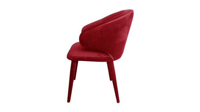 Кресло Лейте красного цвета - купить Обеденные стулья по цене 16000.0