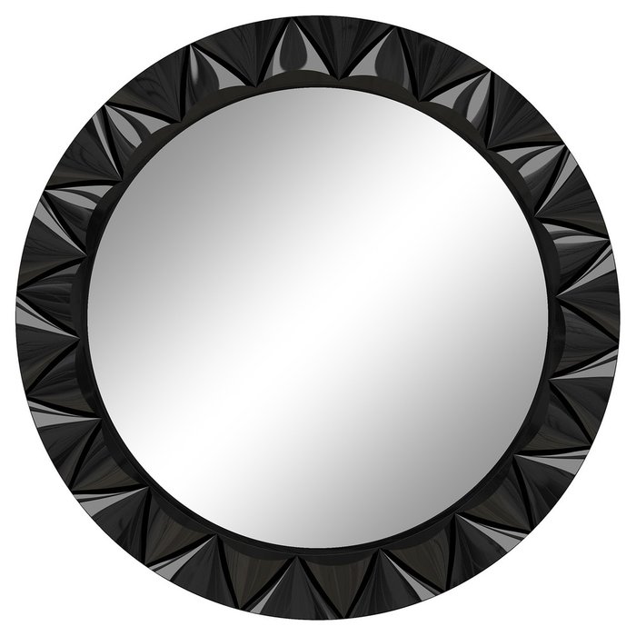 Настенное зеркало Эрленд Черный глянец