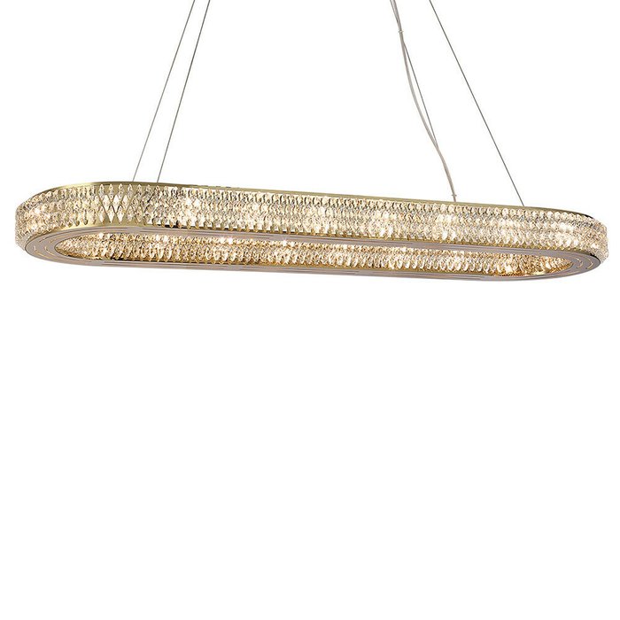 Люстра Newport 8560 Melody 8560/100 C oval gold polished - купить Подвесные люстры по цене 169784.0 Люстра Newport 8560 Melody 8560/100 C oval gold polished - купить Подвесные люстры по цене 169784.0
