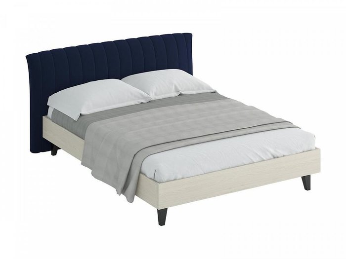 Кровать Anastasia со спинкой темно-синего цвета 160х200