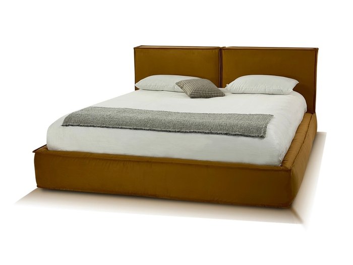 Кровать Bob 200х200 терракотового цвета с подъемным меxанизмом