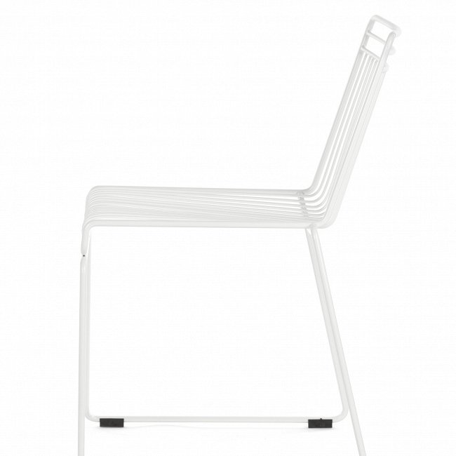 Стул из стали белого цвета - купить Обеденные стулья по цене 6077.0