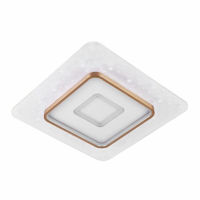 Потолочный светильник L1029-500 WH-GD (акрил, цвет белый) Потолочный светильник L1029-500 WH-GD (акрил, цвет белый)