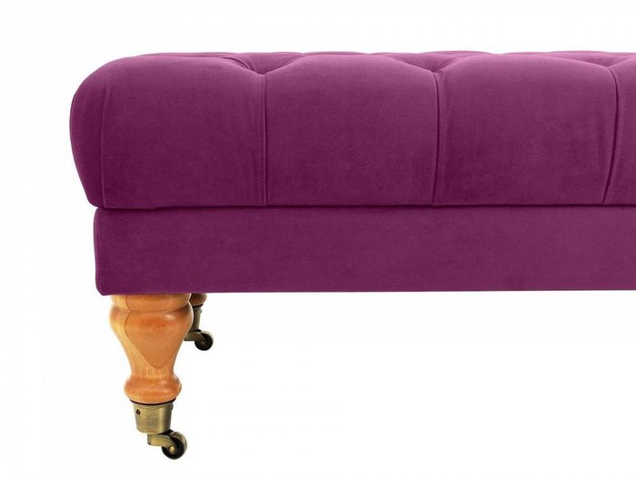 Банкетка Jazz пурпурного цвета на колесиках  - купить Банкетки по цене 24390.0
