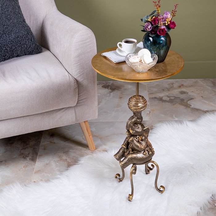 Столик кофейный Дю Солей бронзового цвета - купить Кофейные столики по цене 17253.0