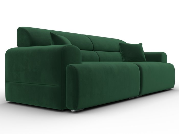 Диван Лига-109 темно-зеленого цвета - лучшие Прямые диваны в INMYROOM Диван Лига-109 темно-зеленого цвета - лучшие Прямые диваны в INMYROOM